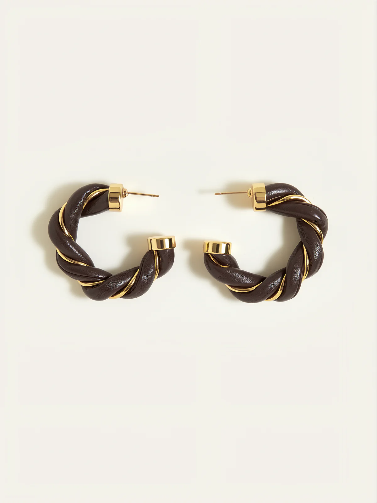 Twisted Hoop Earrings - Wholesalesil