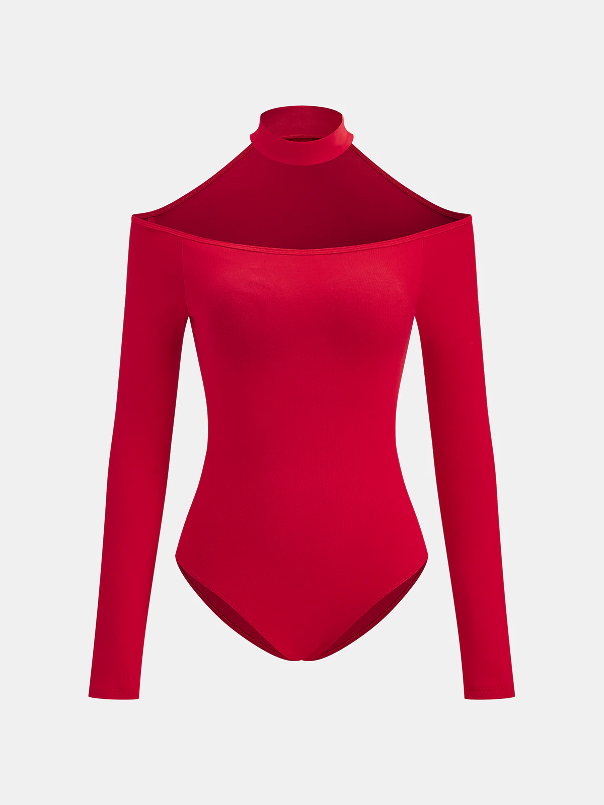 Bra-Free Off-Shoulder Choker Bodysuit - Wholesalesil