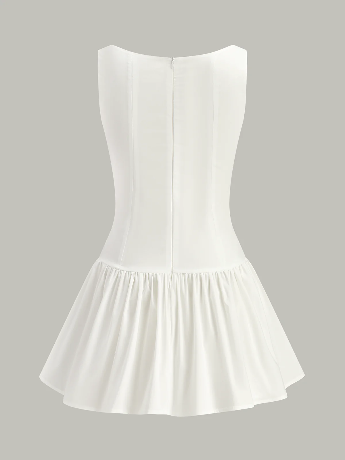 Embroidered Floral Mini Dress with Front Buttons - Wholesalesil