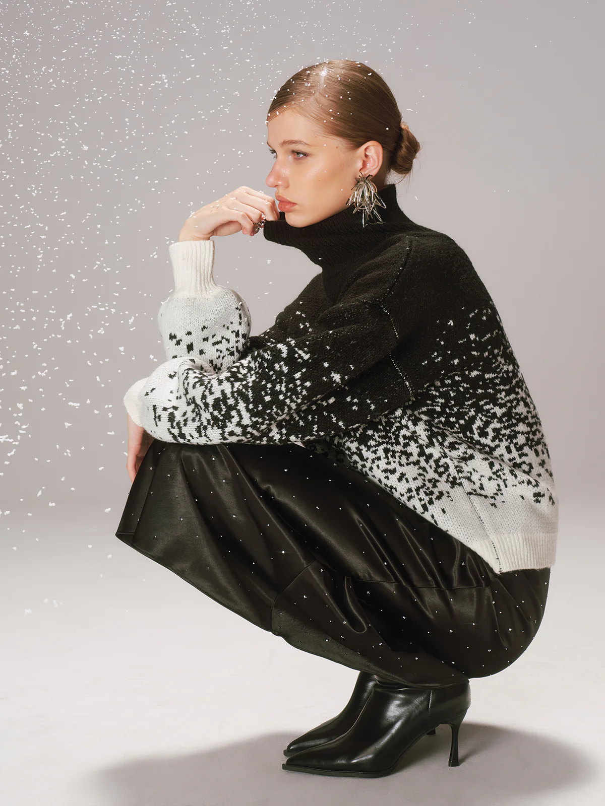 Gradient Wool-Blend Turtleneck Sweater - Wholesalesil