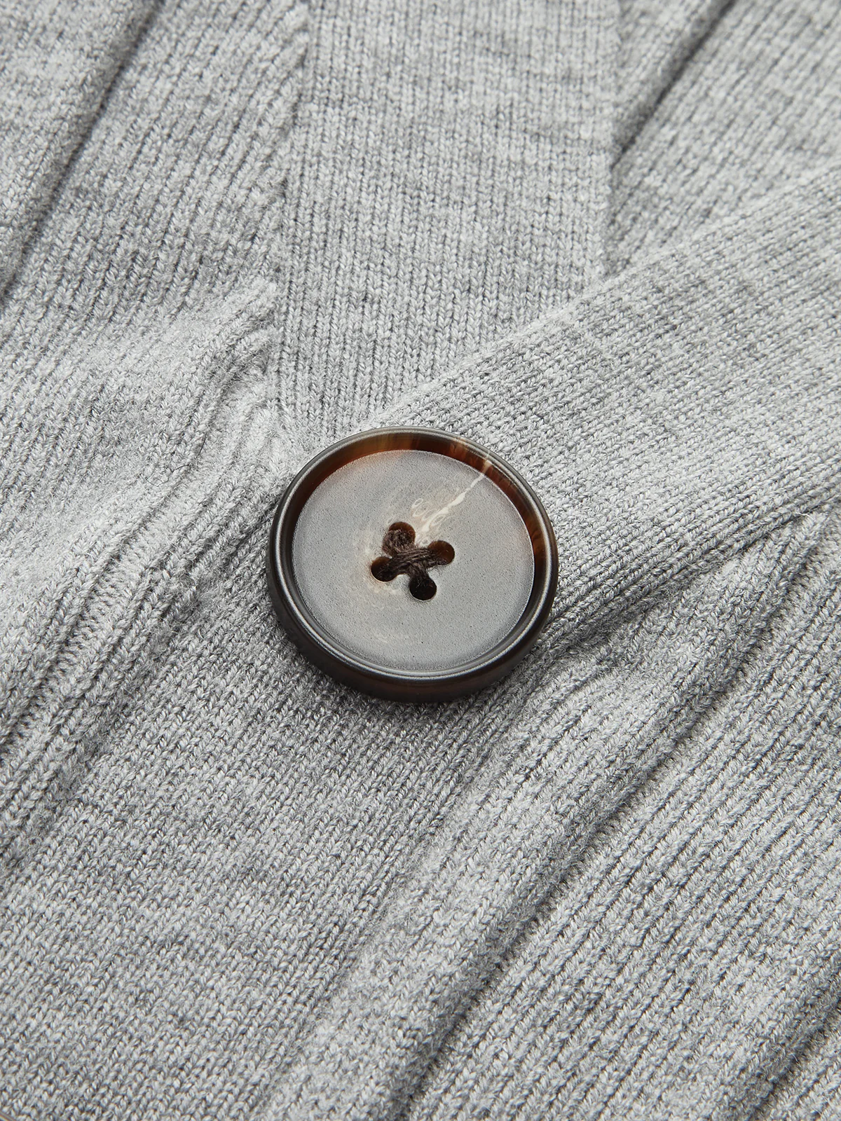 Lace Hem Ribbed Knit Cardigan - Wholesalesil