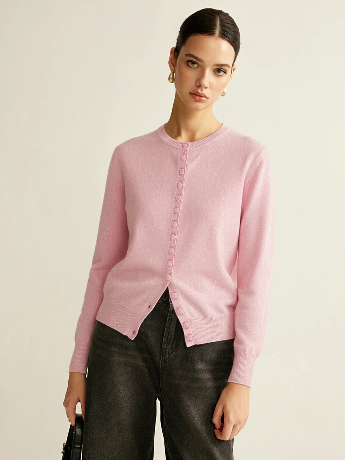 Button Front Knit Cardigan - Wholesalesil