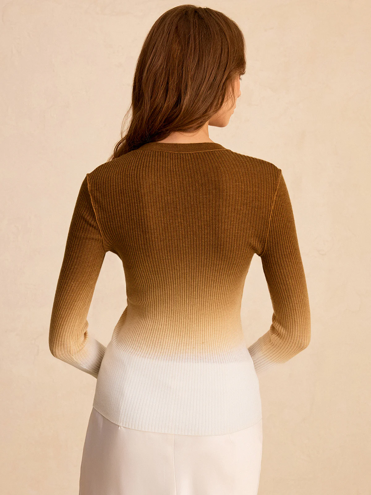 Ombre Slim Knit Top - Wholesalesil