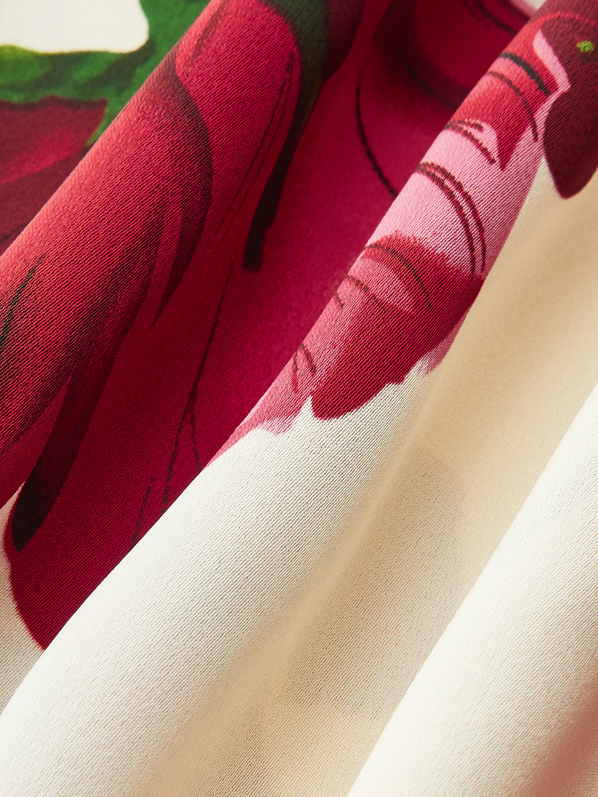 Tie-Back Floral Print Midi Dress - Wholesalesil