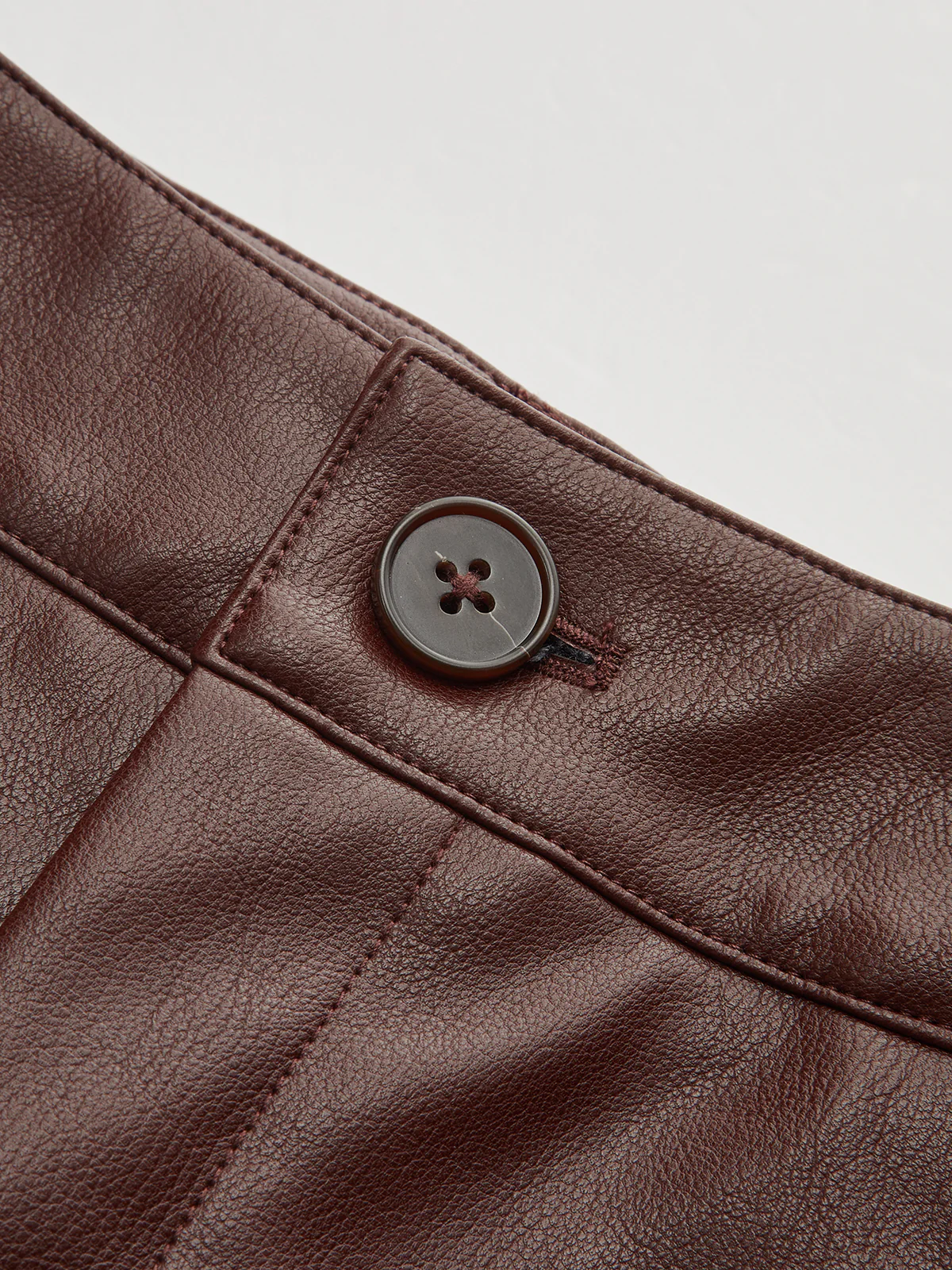 Faux Leather Paneled Balloon Pants - Wholesalesil