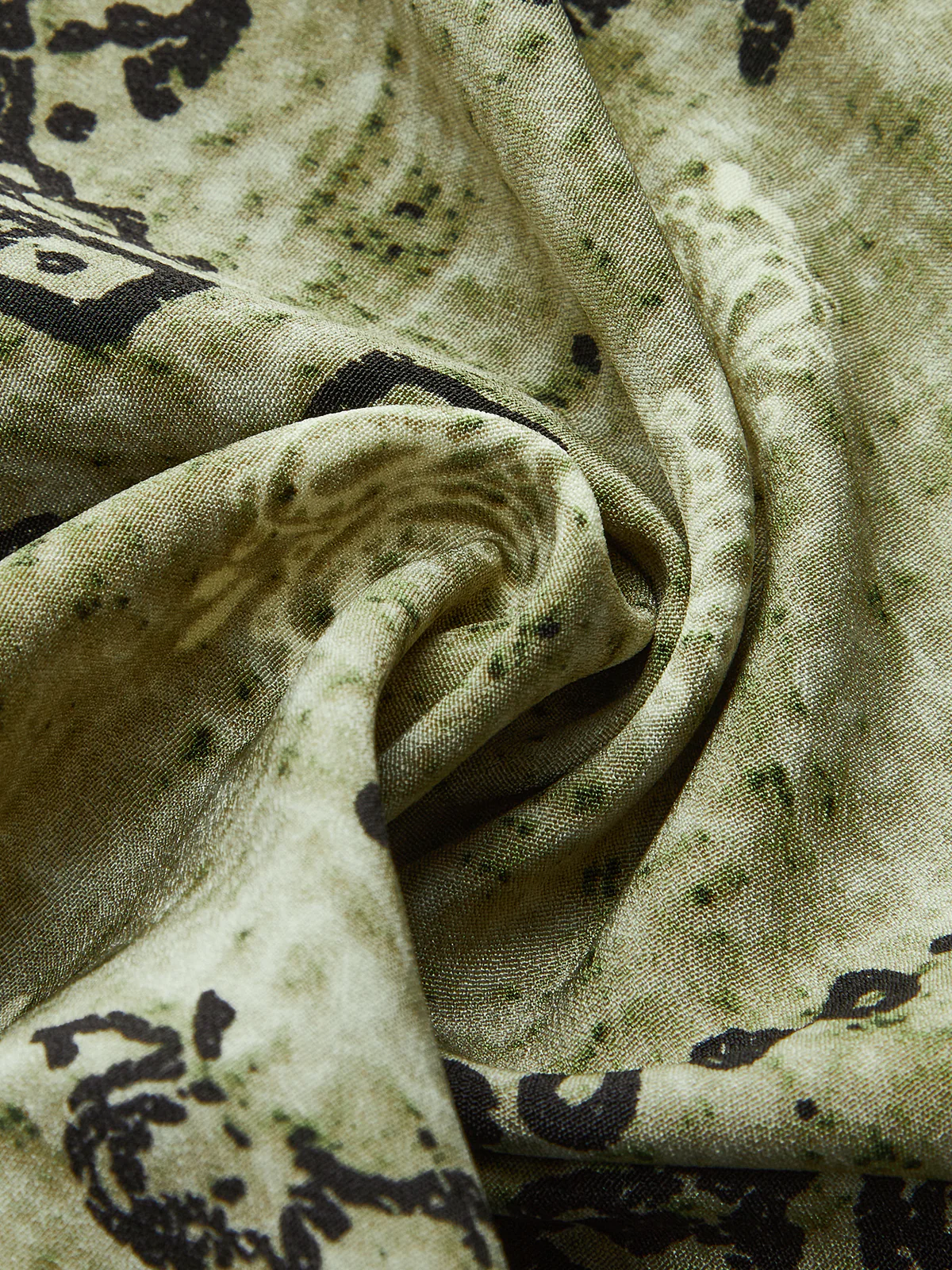 Paisley Print Wide-Leg Pants - Wholesalesil