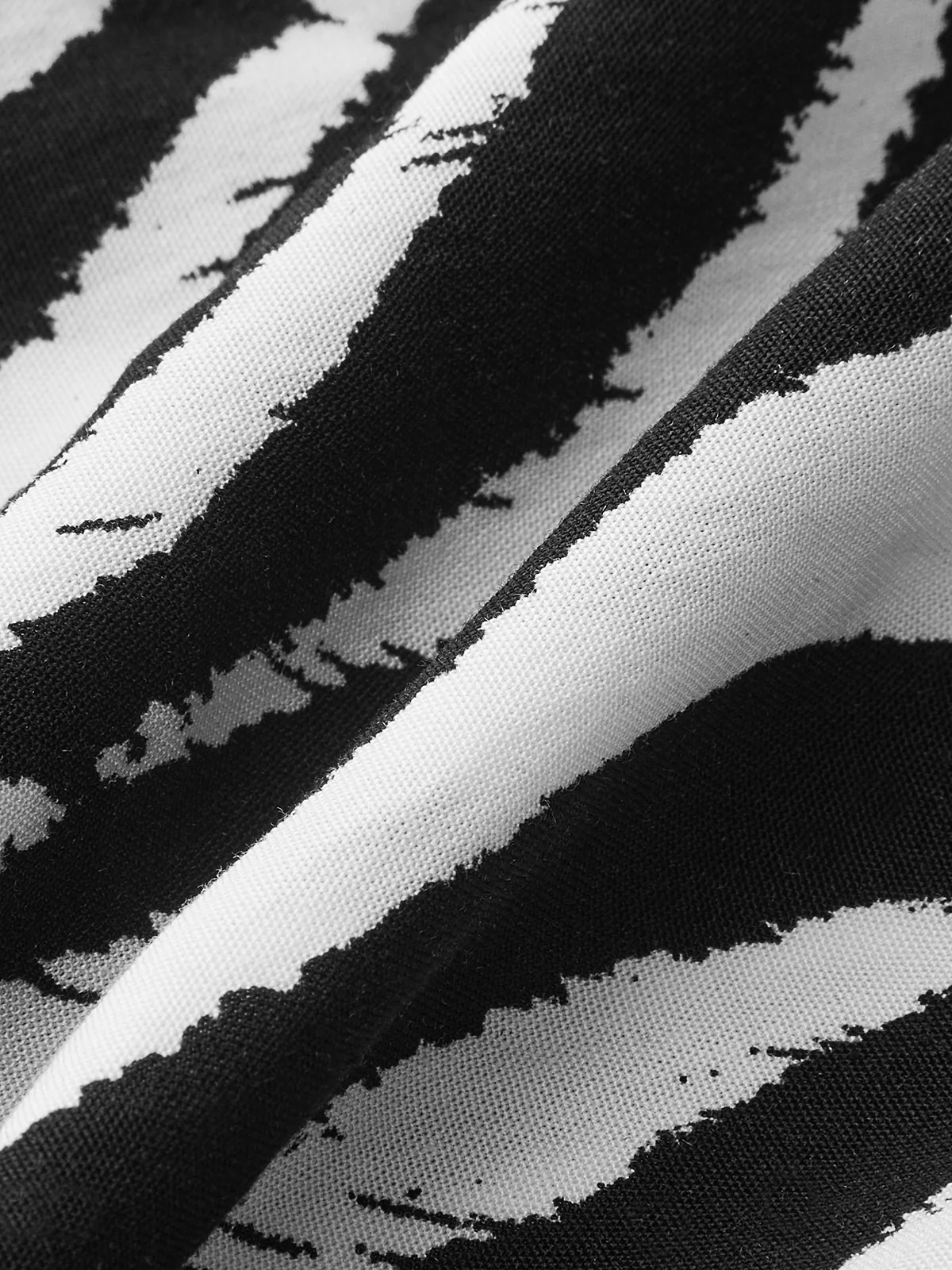 Zebra Print Tie-Front Top - Wholesalesil