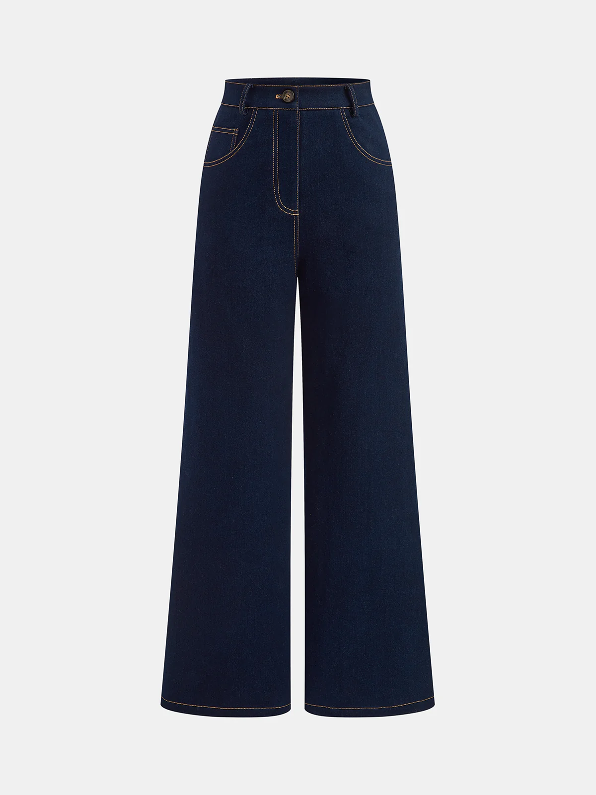 High-Waisted Straight-Leg Jeans - Wholesalesil