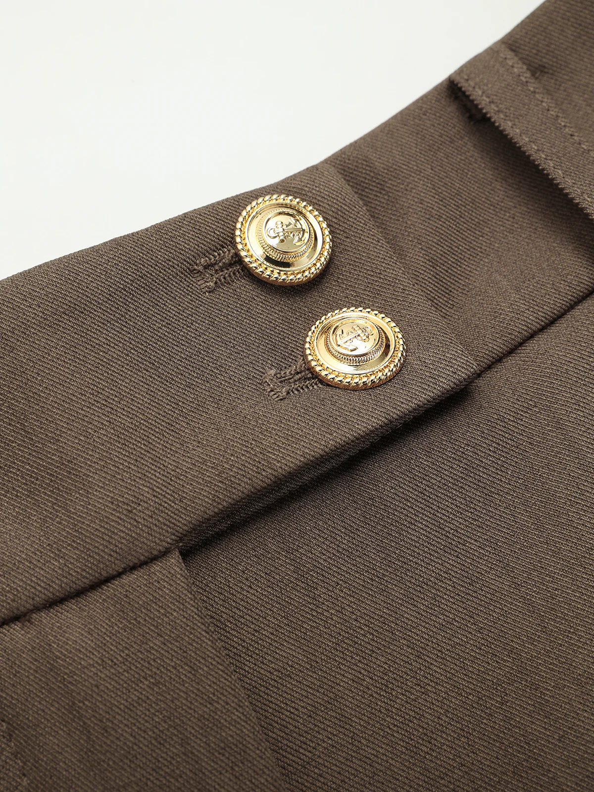 High-Waist Pleated Wide-Leg Pants - Wholesalesil