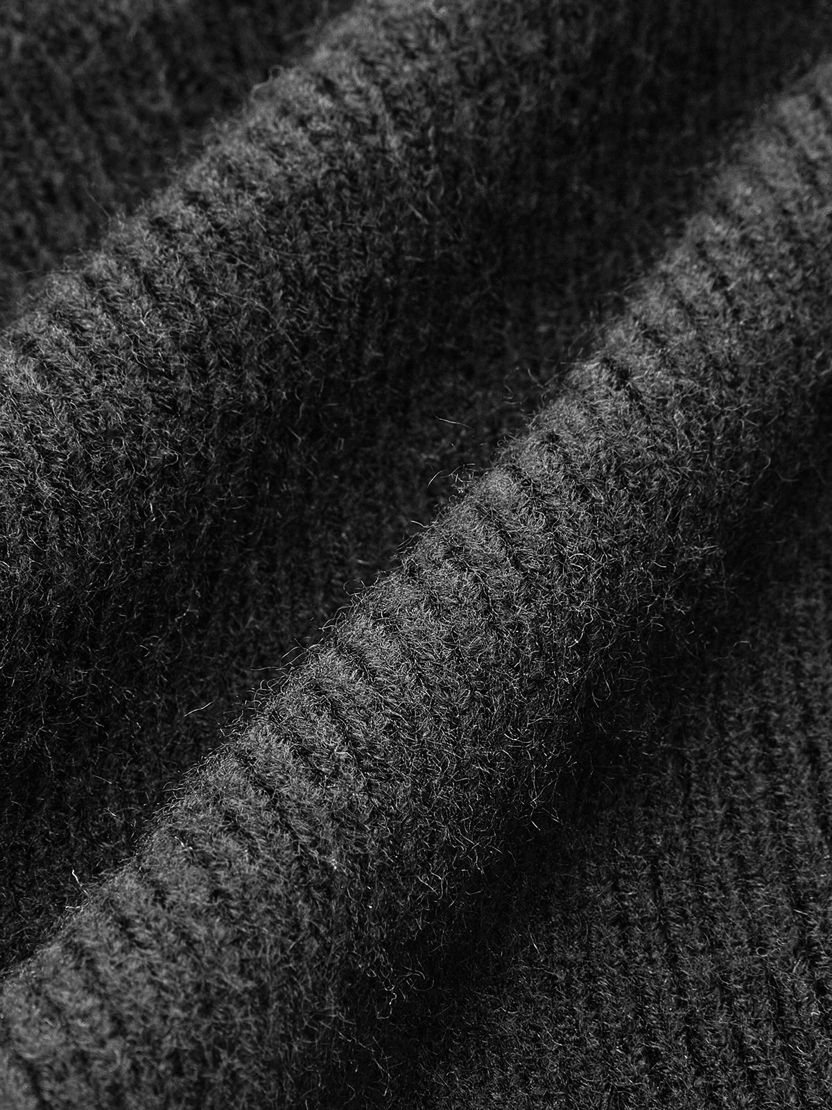 Metal Button V-Neck Sweater - Wholesalesil