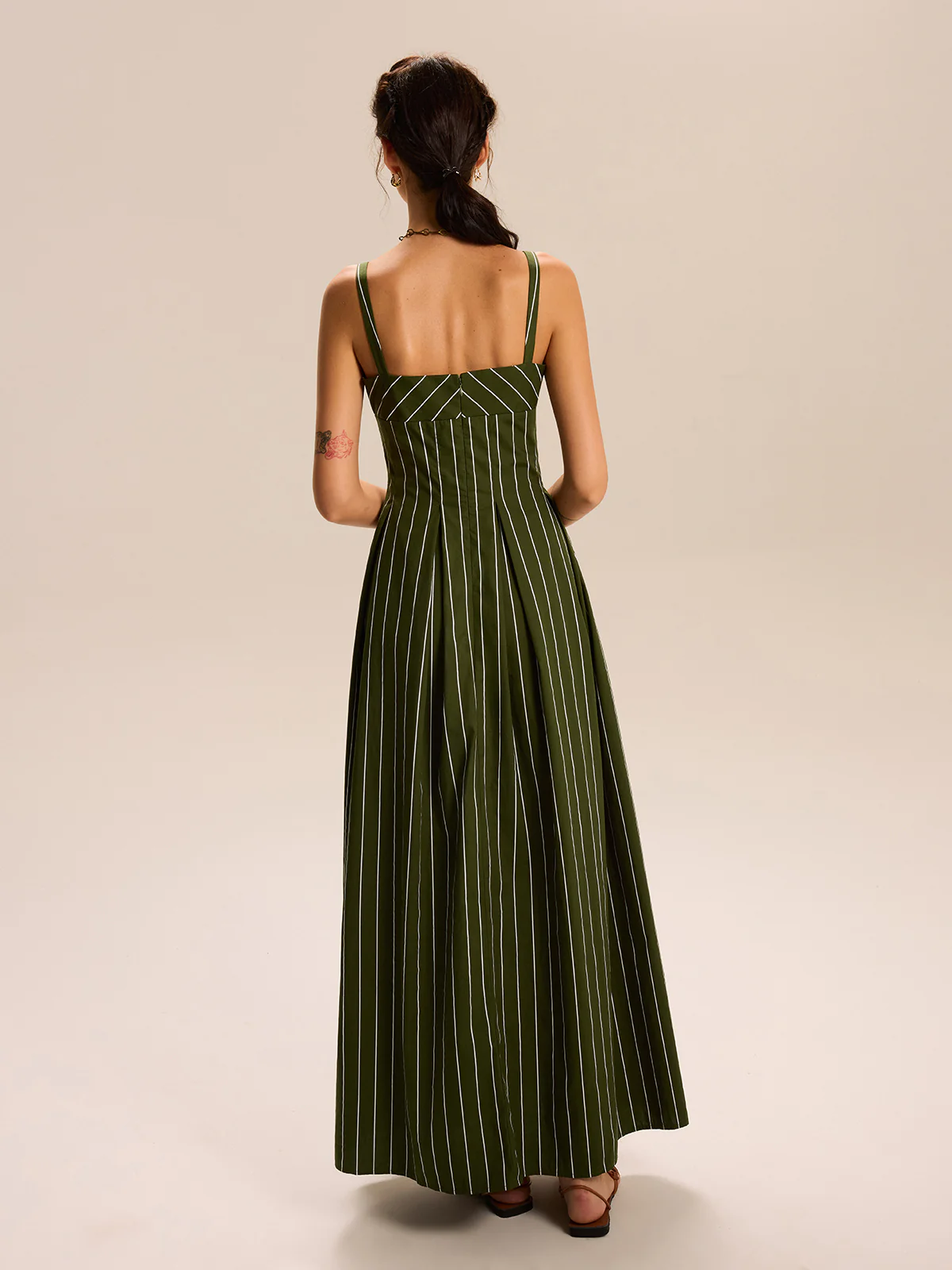 Striped Maxi Dress - Wholesalesil