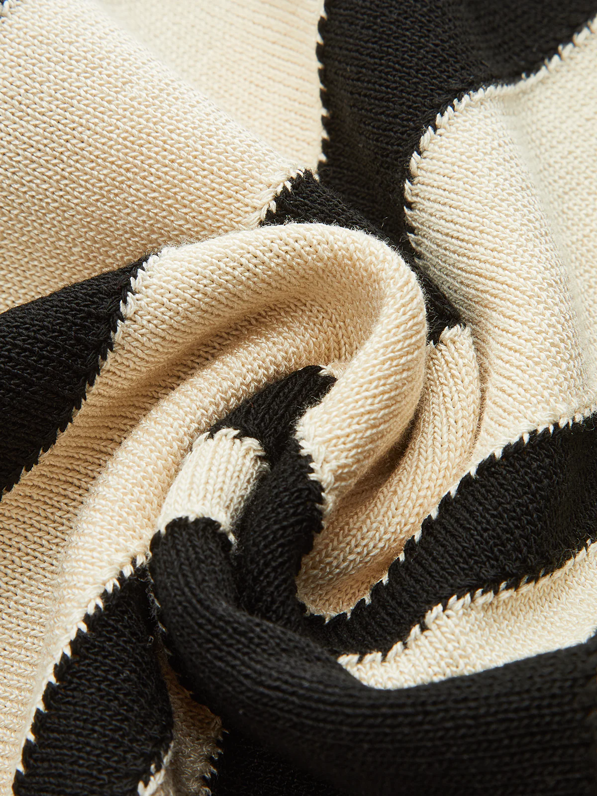 Striped Knit High-Waist Pants - Wholesalesil