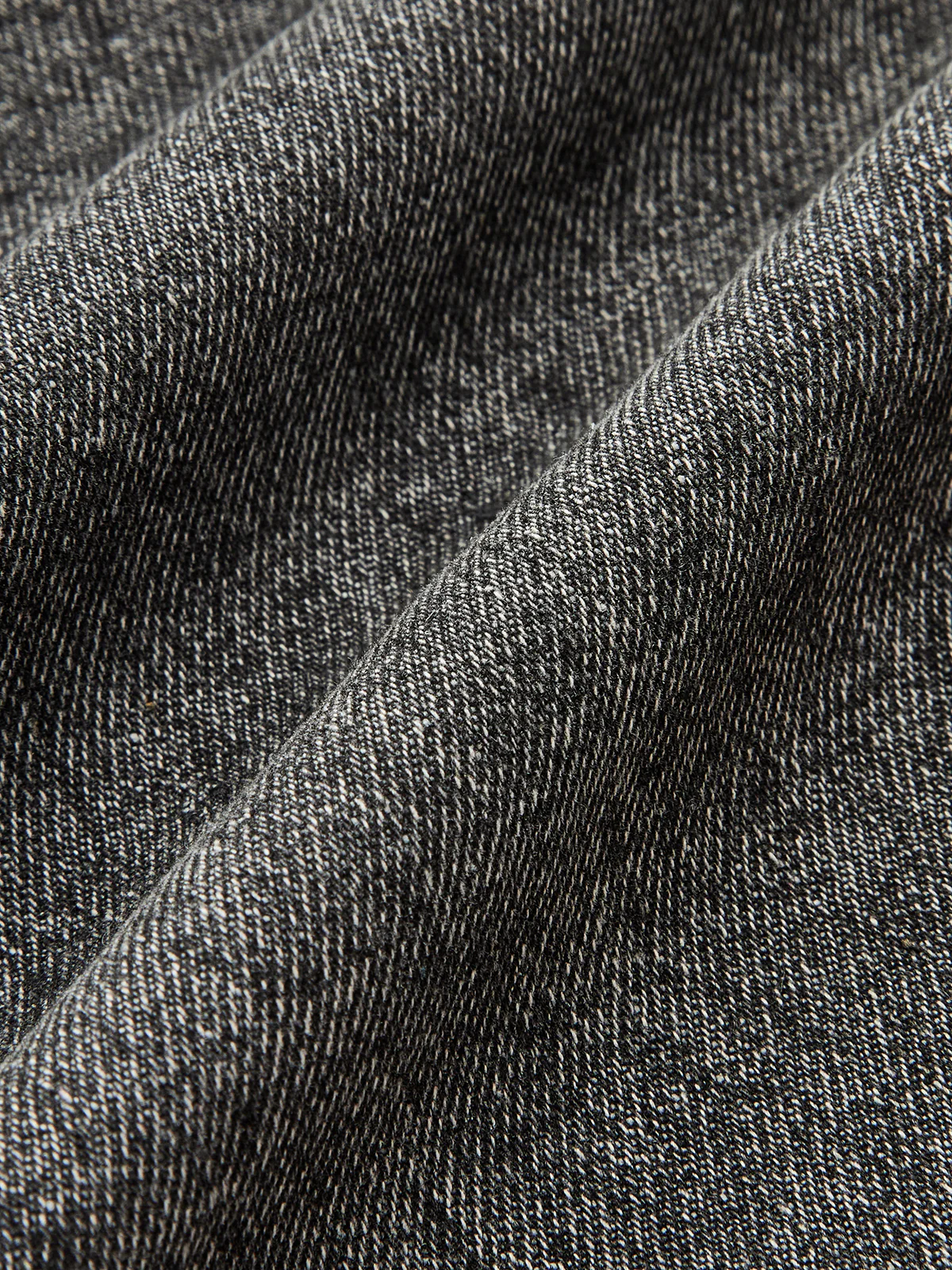 High-Waisted Washed Denim Pants - Wholesalesil