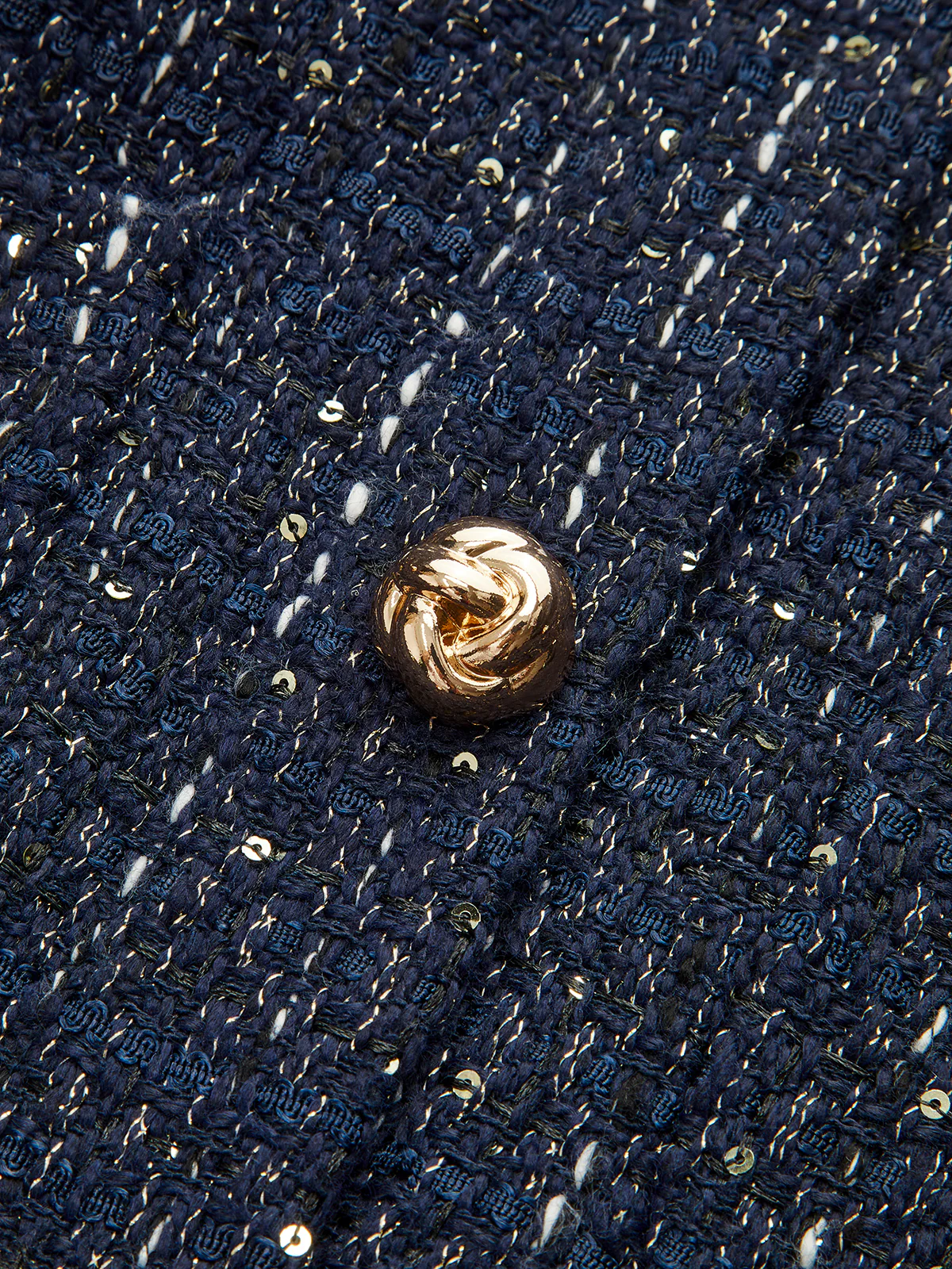 Pleated Hem Panel Tweed Belted Mini Dress - Wholesalesil