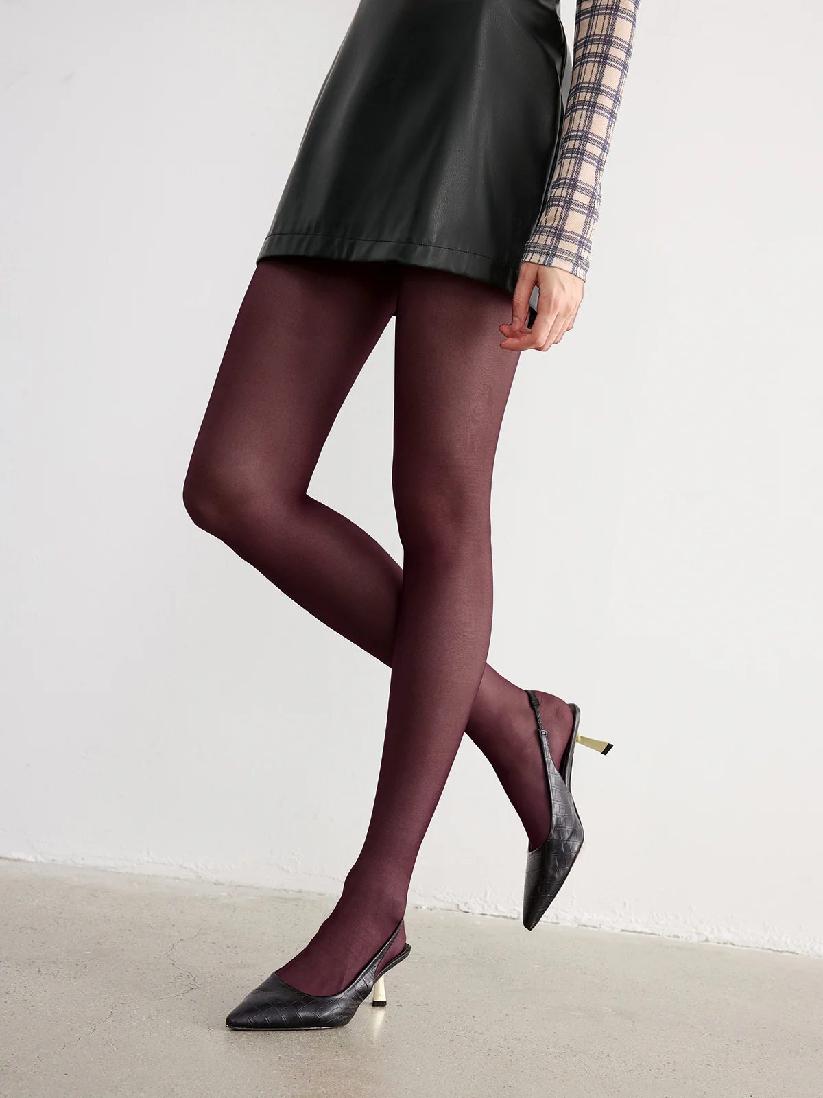 Solid Sheer Tights - Wholesalesil