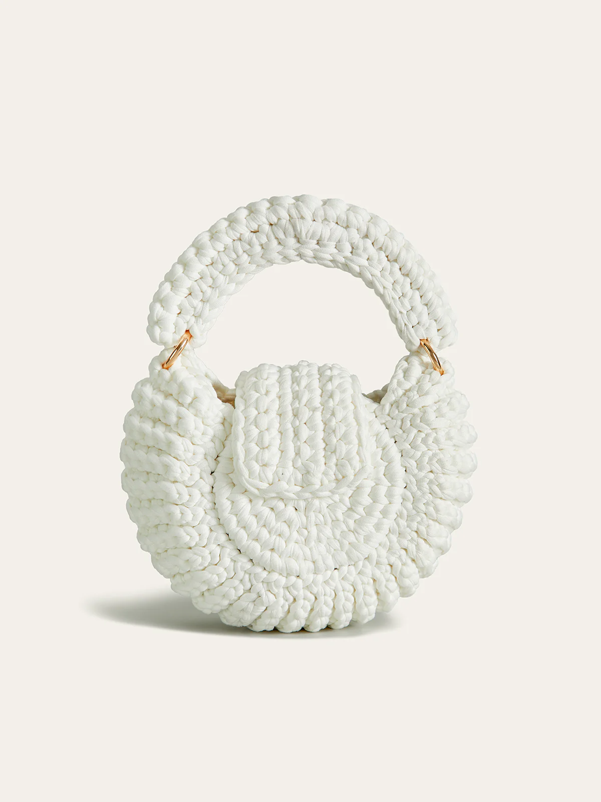 Crochet Top-Handle Bag - Wholesalesil