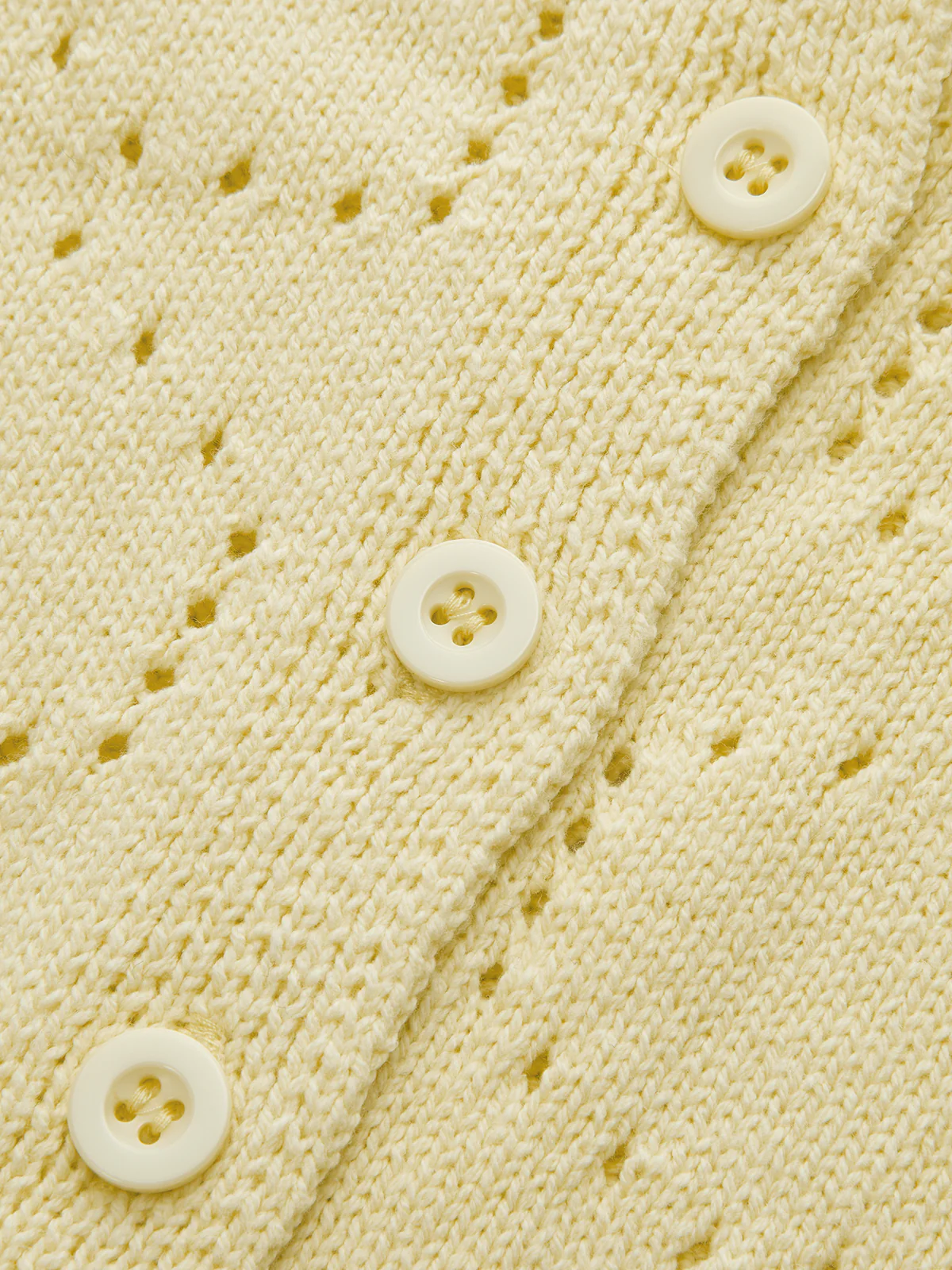 Eyelet Knit Short Sleeve Cardigan - Wholesalesil
