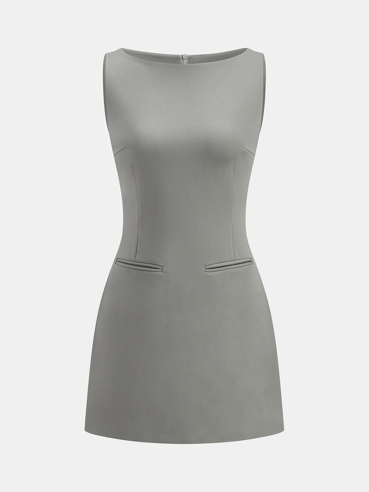 Sleeveless Mini Fitted Dress - Wholesalesil