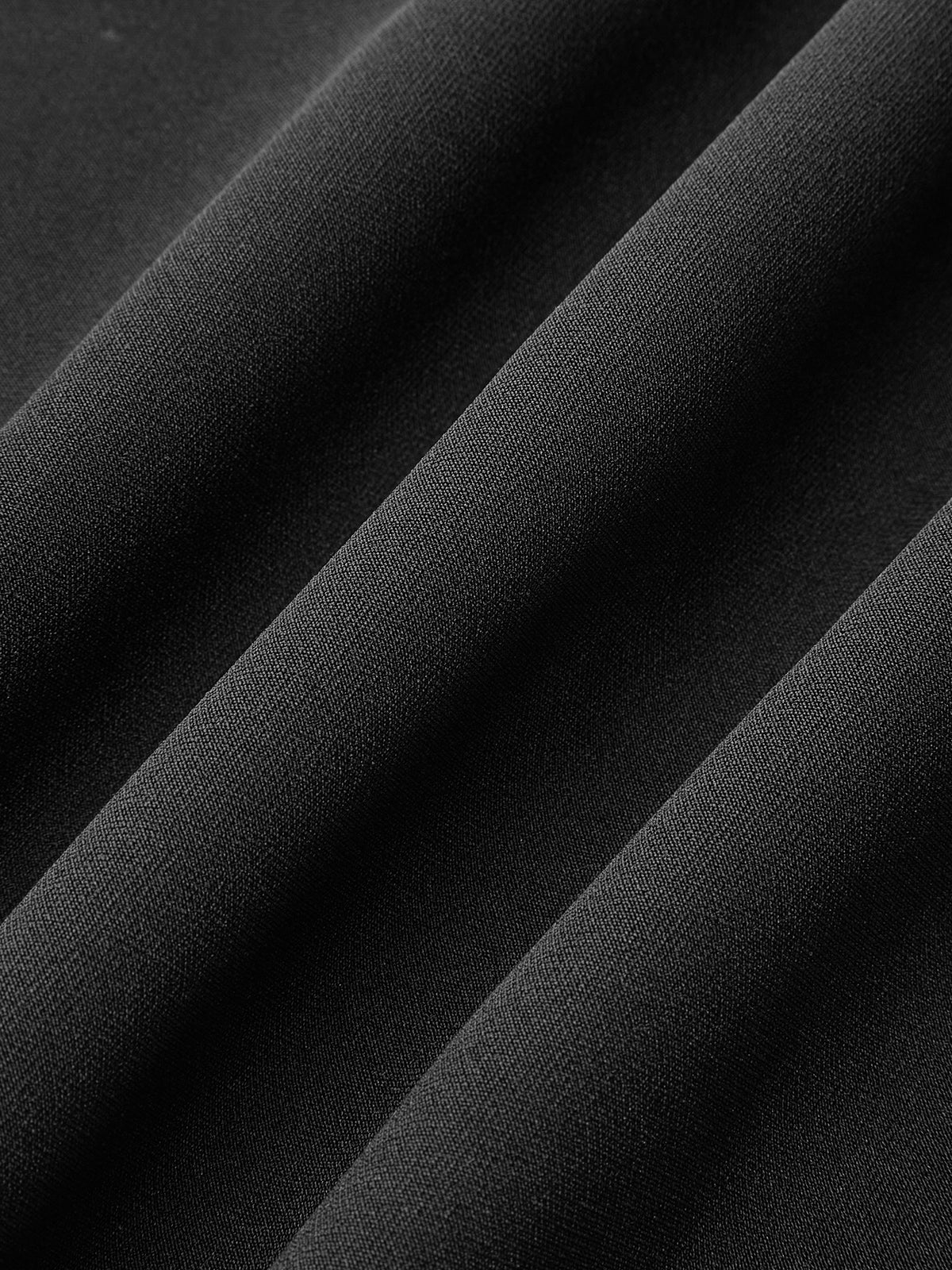 Bow Cut-Out Stand Collar Short Sleeve Dress - Wholesalesil