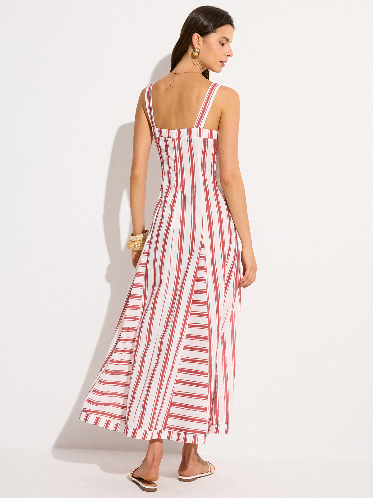 Striped Maxi Dress - Wholesalesil