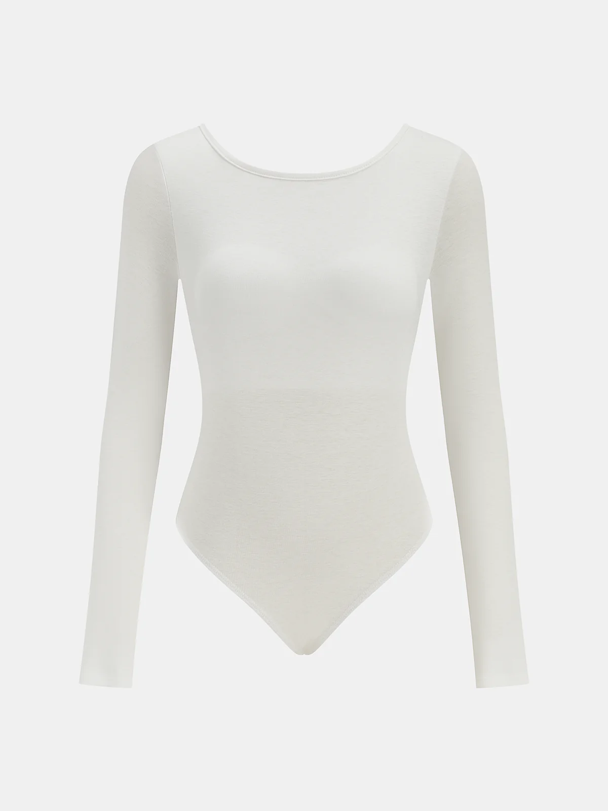 Bra-Free Long Sleeve Backless Bodysuit - Wholesalesil