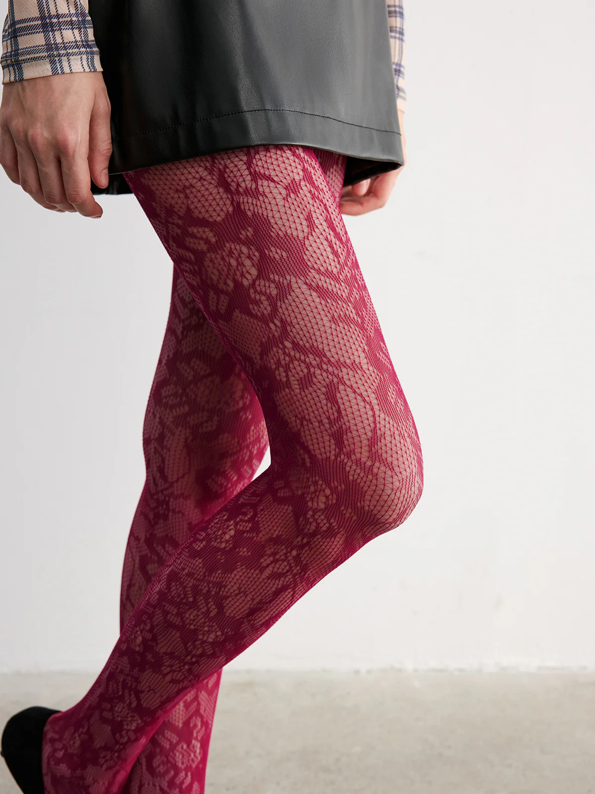 Floral Lace Tights - Wholesalesil