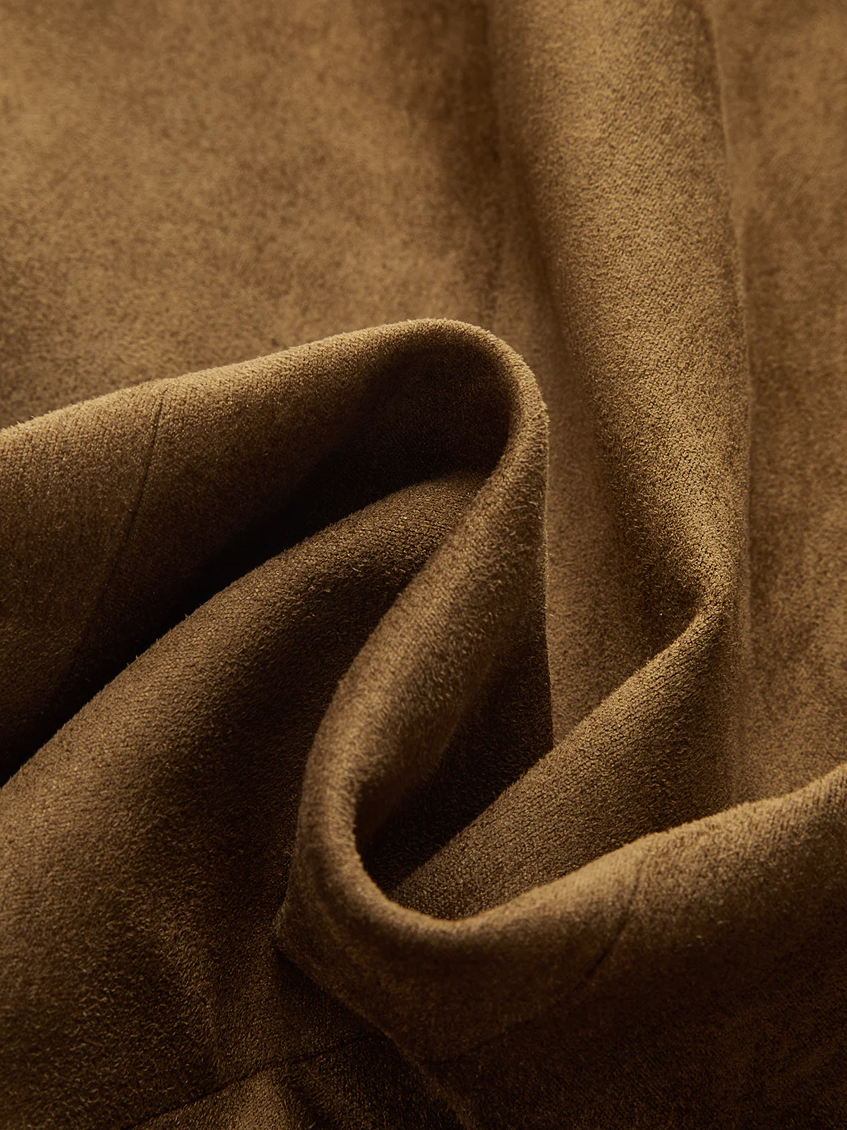 Metal Button Suede Effect Vest - Wholesalesil