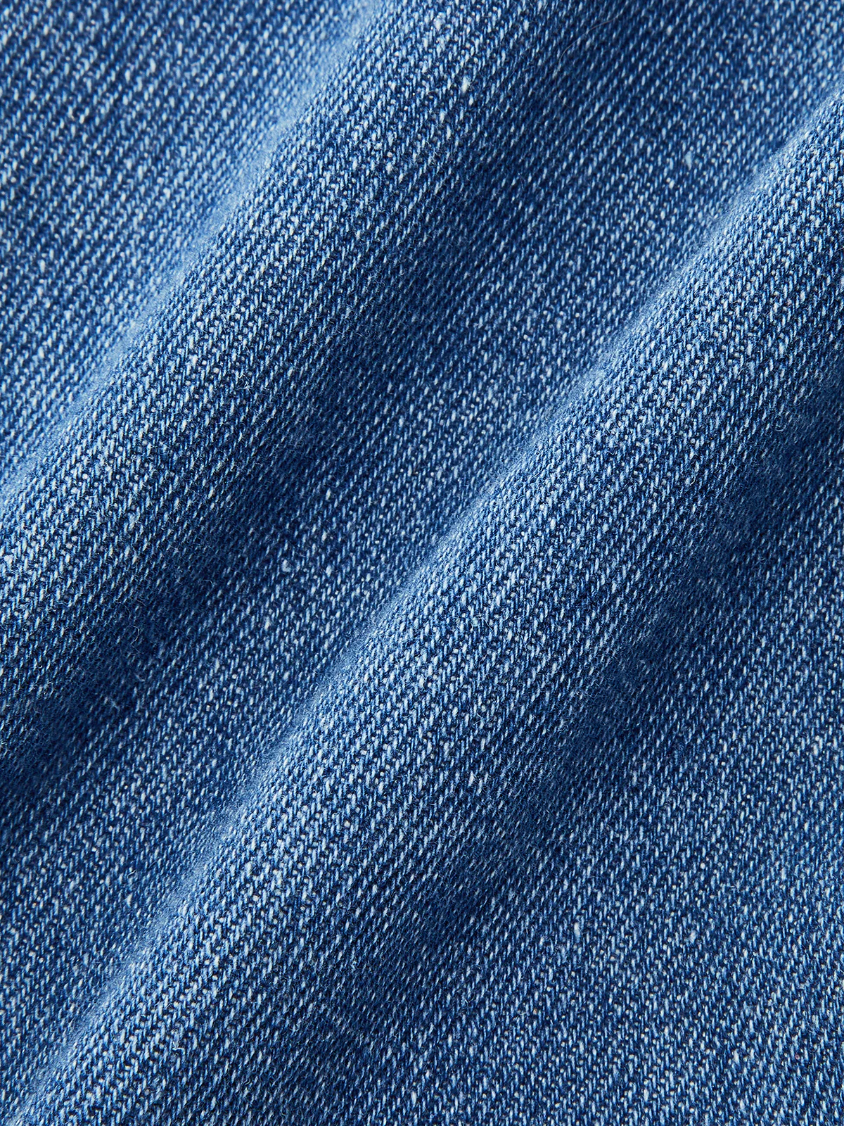 Pocketed Asymmetric Denim Skirt - Wholesalesil