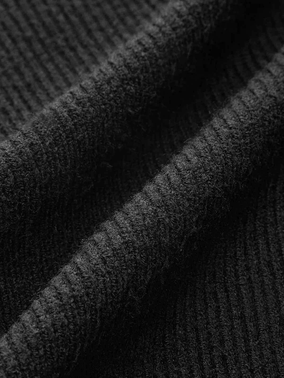 Puff Sleeve Rib-Knit Cardigan - Wholesalesil