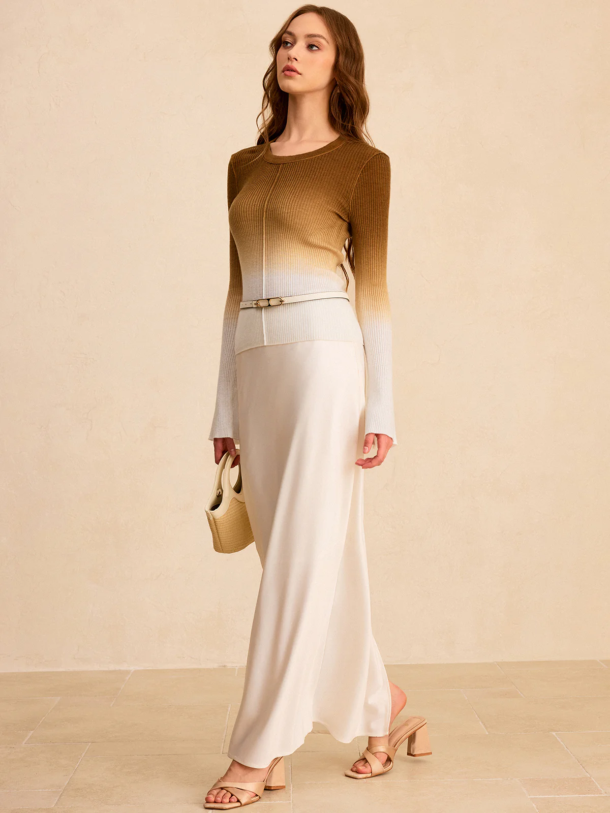 Ombre Slim Knit Top - Wholesalesil