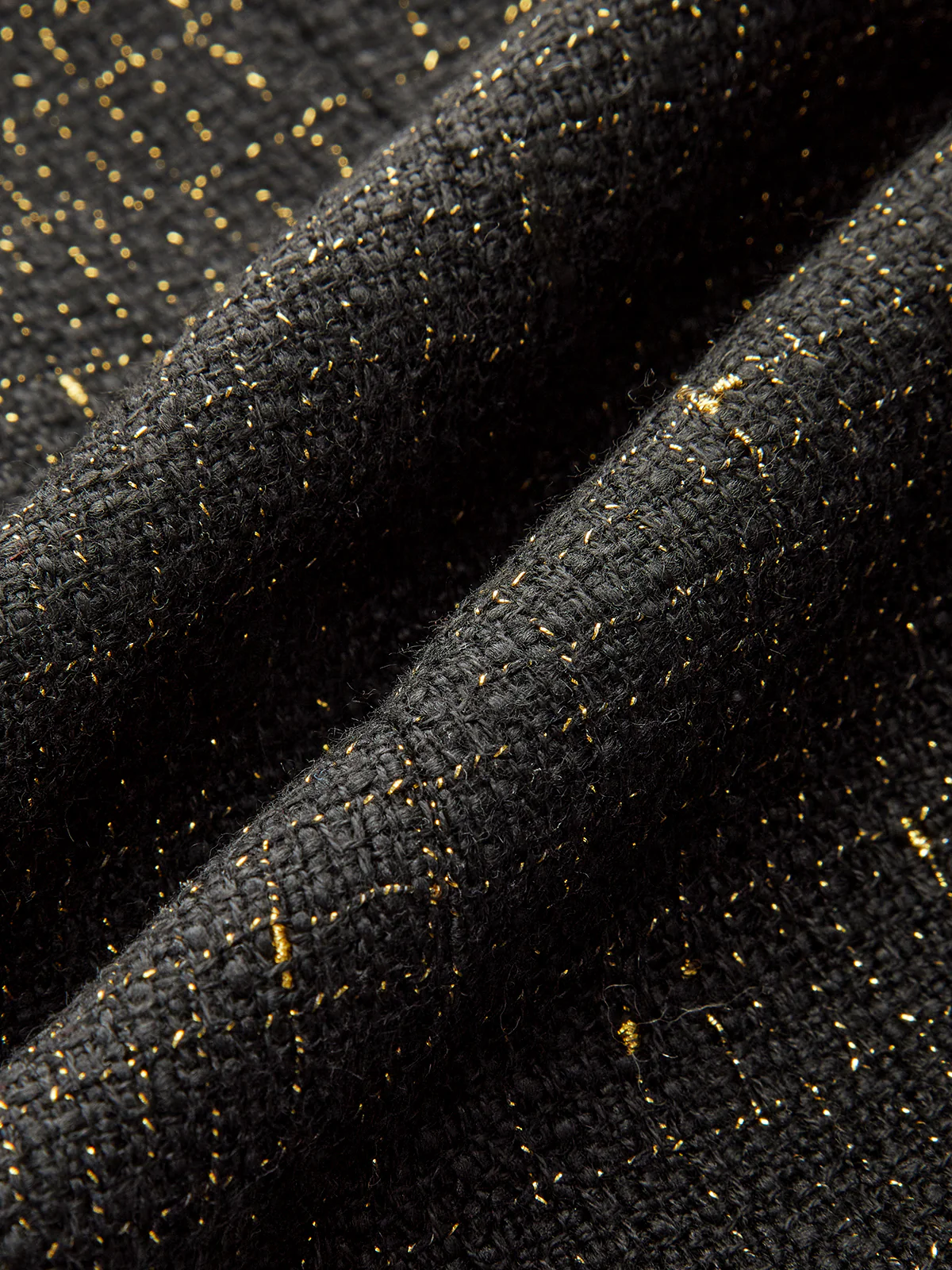 Tweed Belted Sleeveless Vest - Wholesalesil