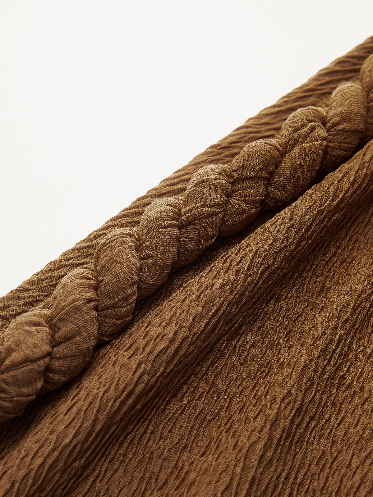 One-Shoulder Rope Ruched Mini Dress - Wholesalesil