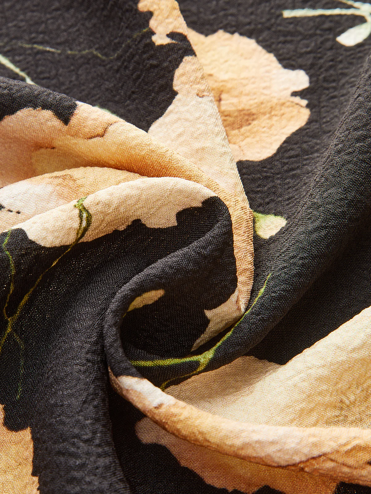 Floral Print Knotted Blouse - Wholesalesil