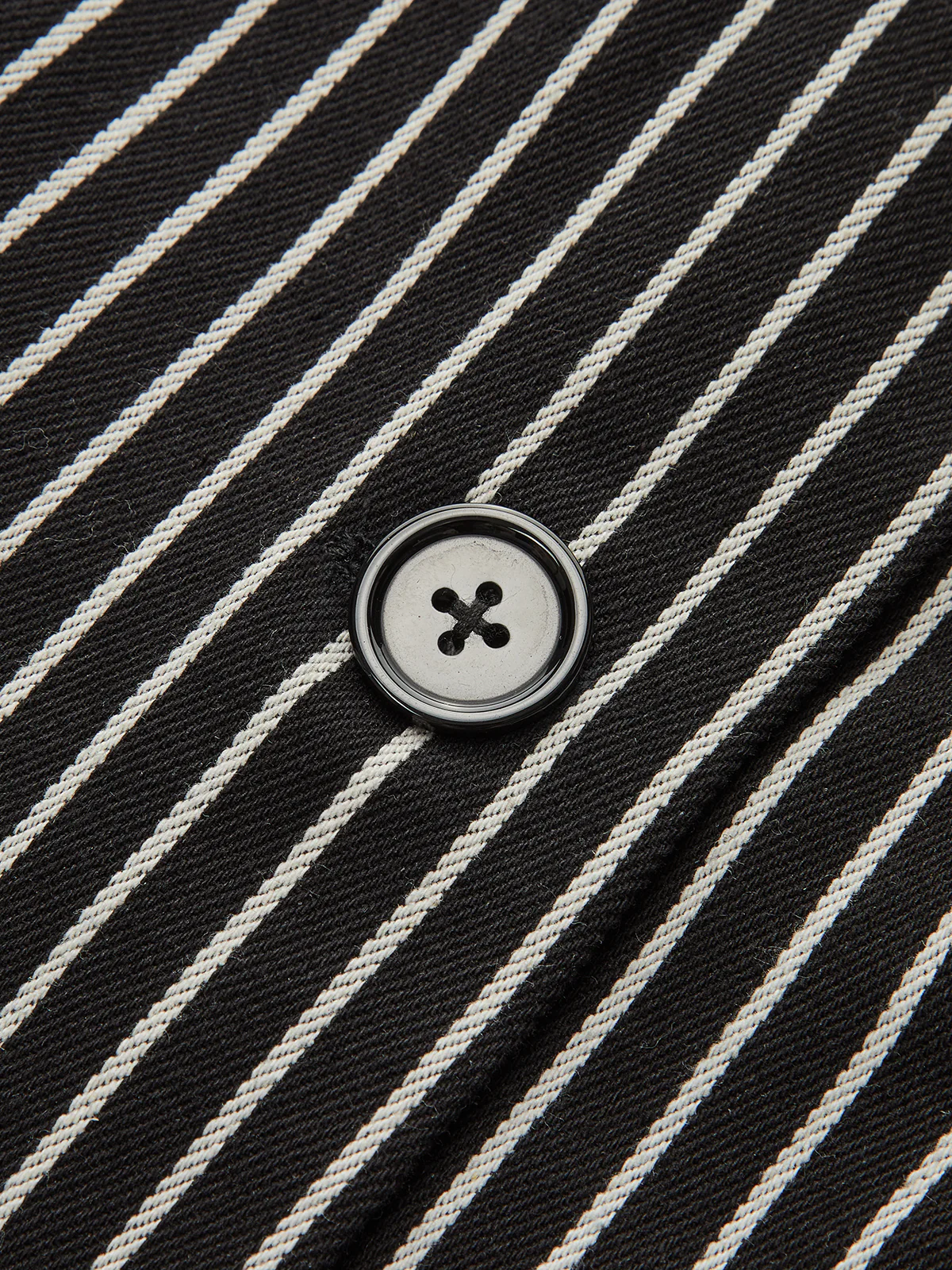 Cotton-Blend Striped Belted Longline Vest - Wholesalesil