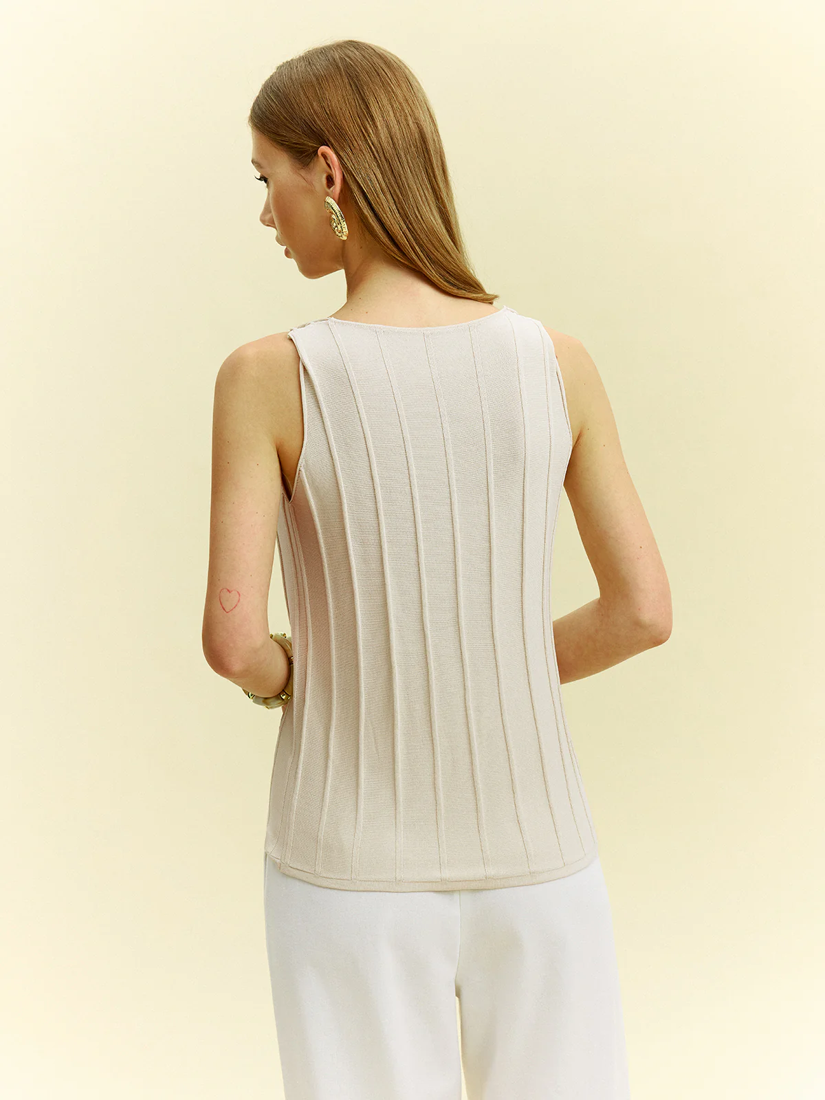 Knotted Strap Tank Top - Wholesalesil