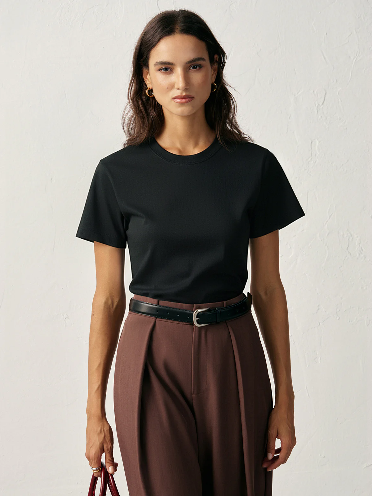 Cotton Crew Neck T-Shirt - Wholesalesil