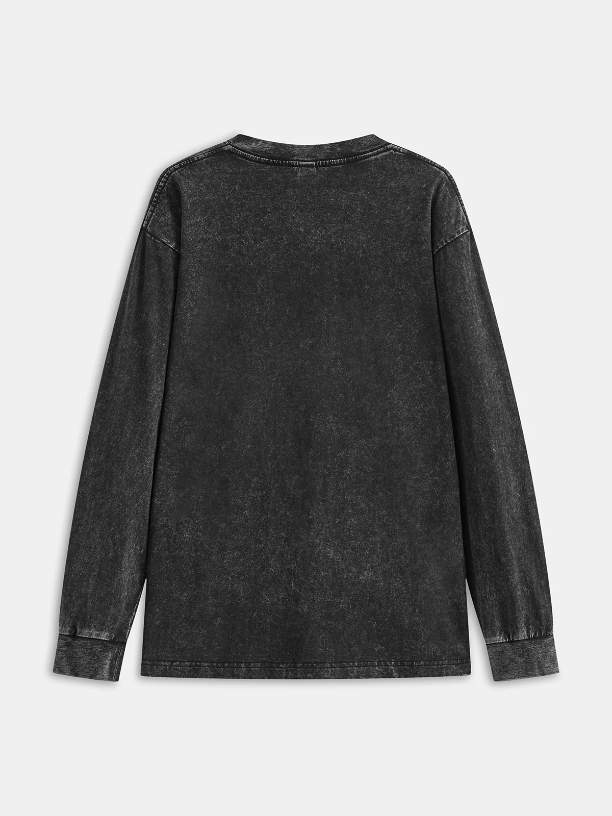 Cotton Washed Long Sleeve T-Shirt - Wholesalesil