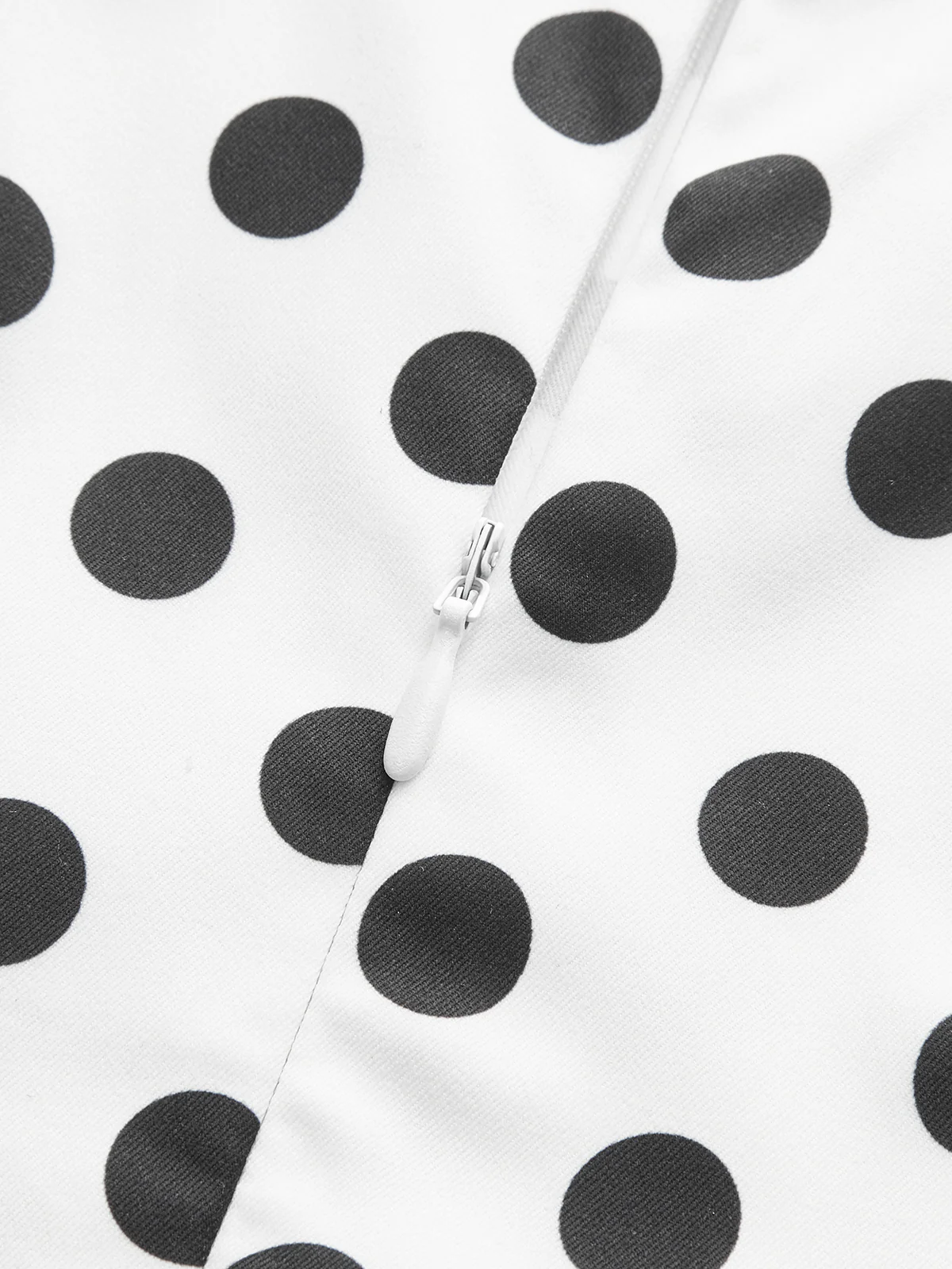 Polka Dot Sleeveless Midi Dress - Wholesalesil