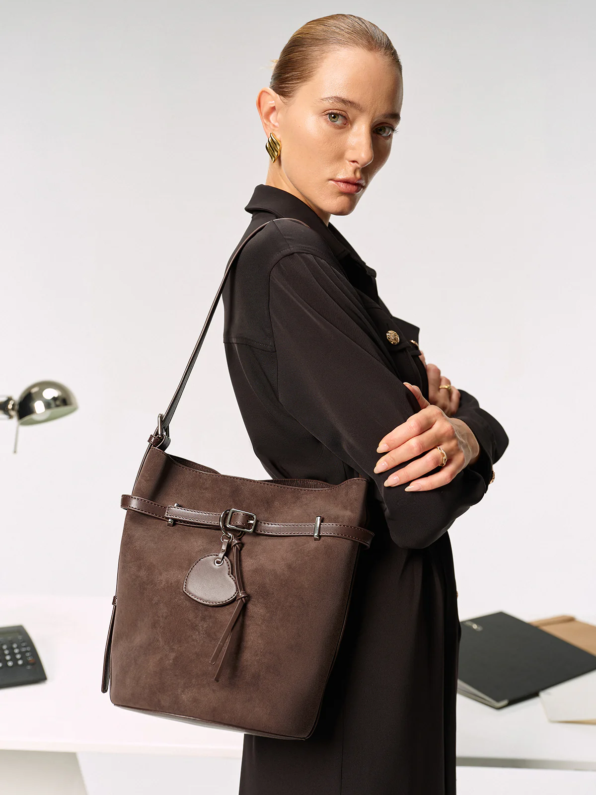 PU Leather Bucket Bag - Wholesalesil