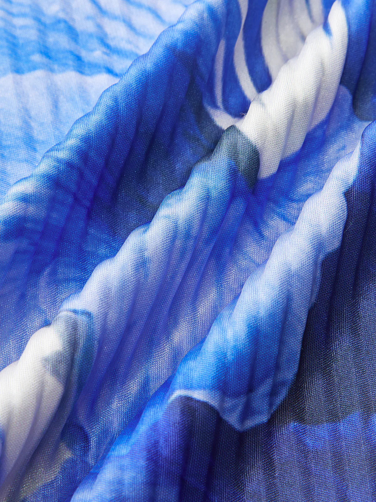 Floral Print Gradient Strapless Pleated Maxi Dress - Wholesalesil