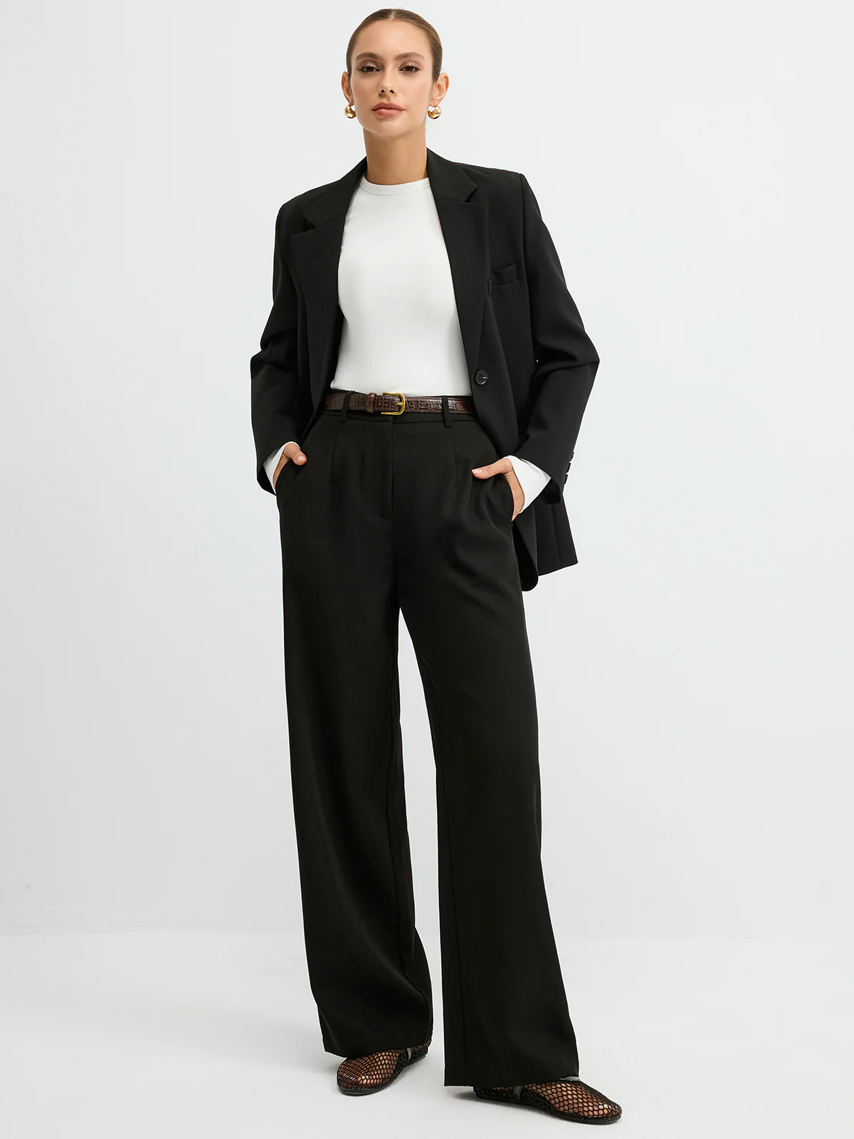 Ribbed Crew Neck Long Sleeve T-Shirt - Wholesalesil