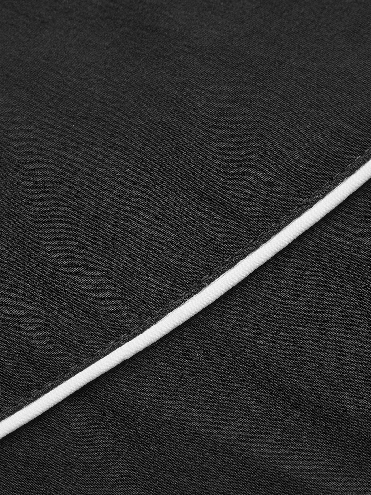 Contrast Waistband Drawstring Wide-Leg Pants - Wholesalesil