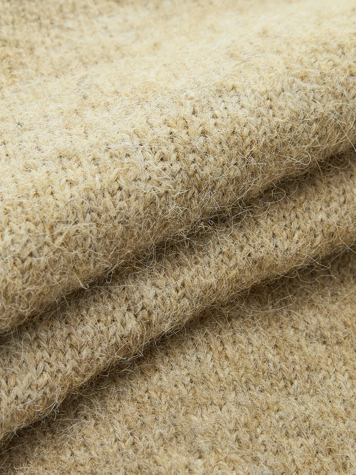 Triangle Button Wool Blend Cardigan - Wholesalesil