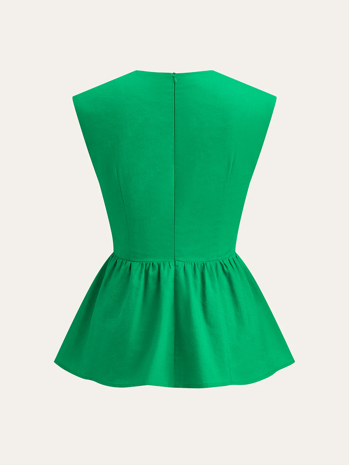 Twisted Peplum Tank-Top - Wholesalesil