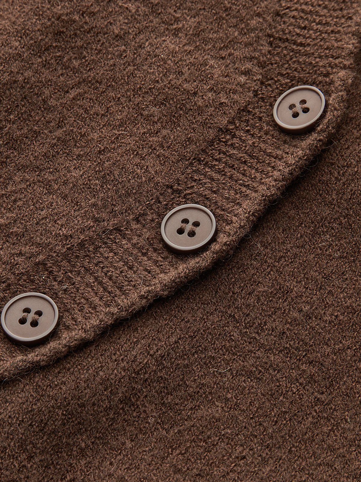 Asymmetric Button Front Cardigan - Wholesalesil