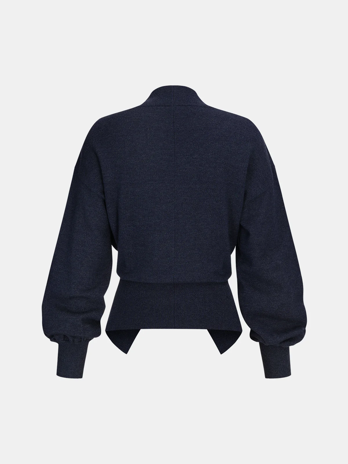 Cinched Waist Button-Front Knit Cardigan - Wholesalesil