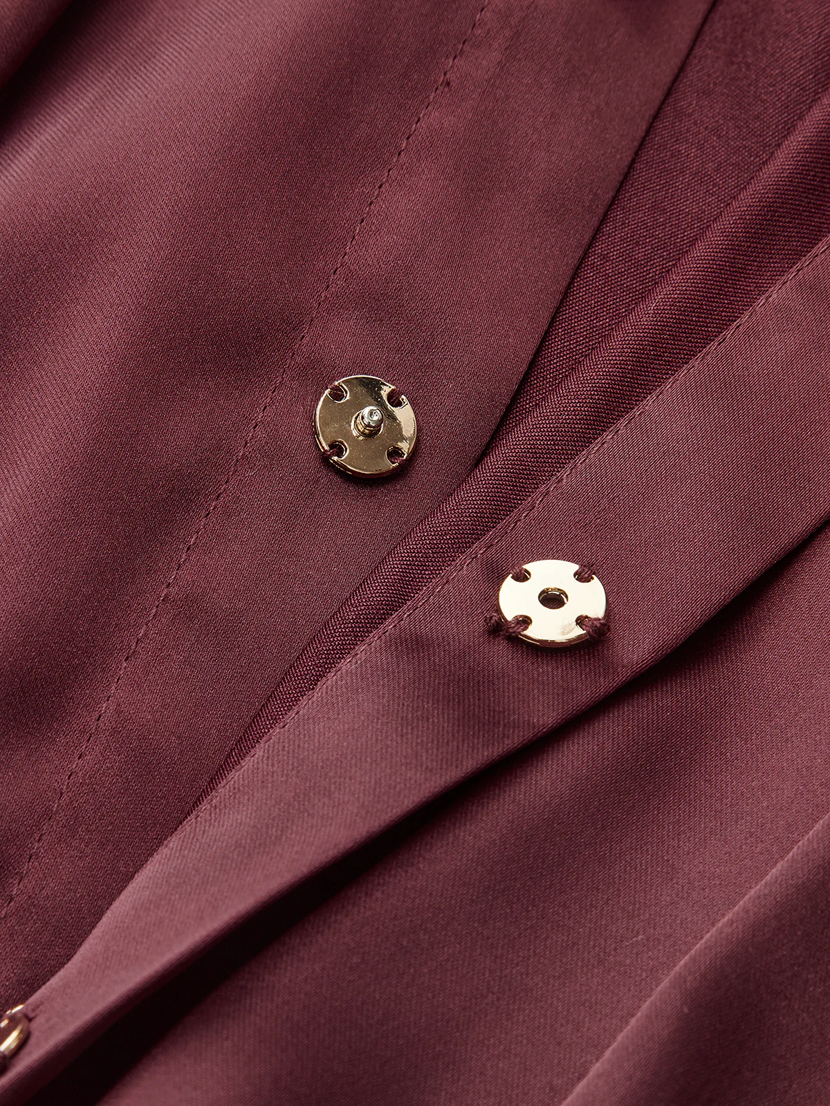 Collared Draped Satin Long Sleeve Bodysuit - Wholesalesil