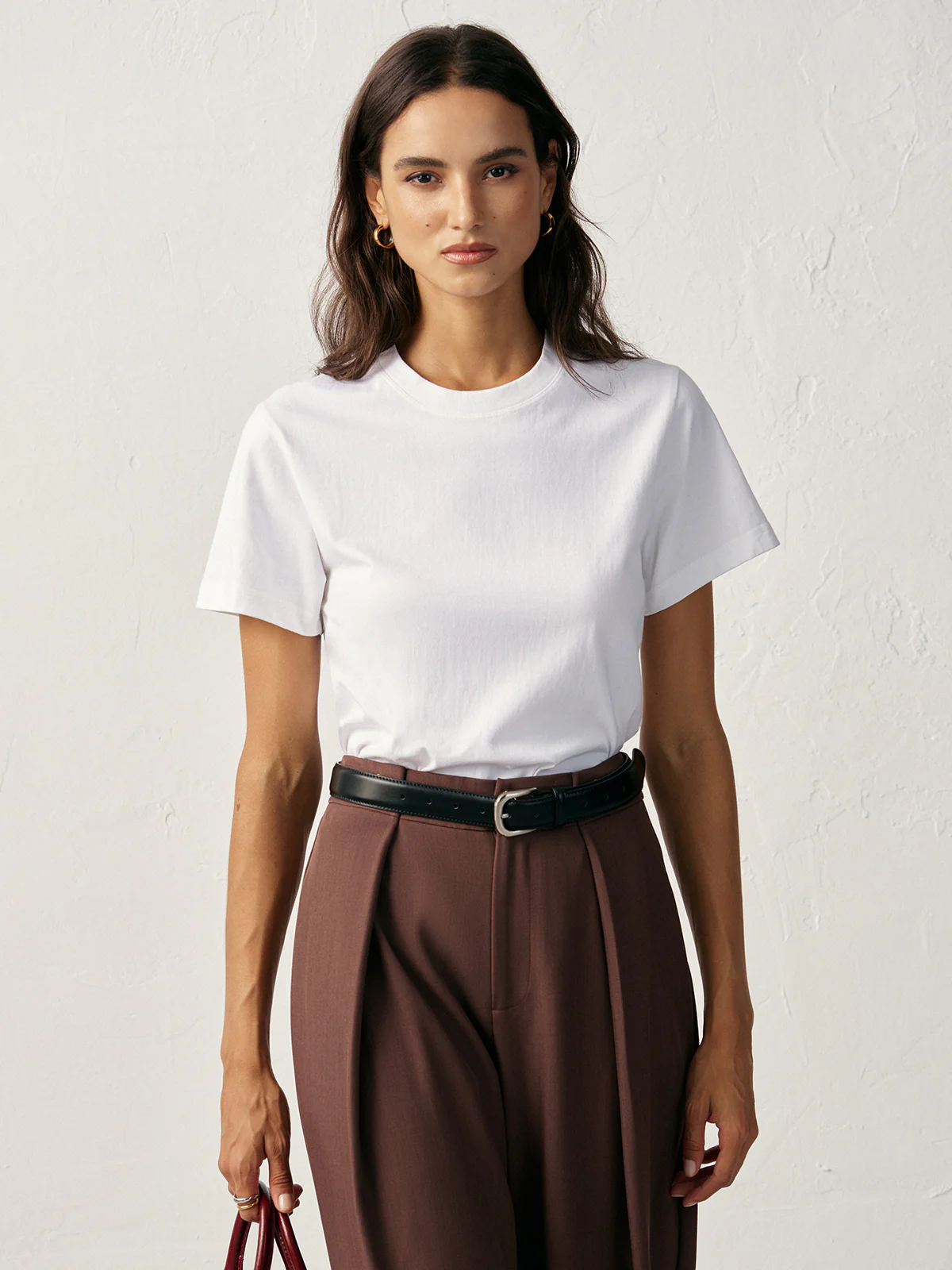 Cotton Crew Neck T-Shirt - Wholesalesil