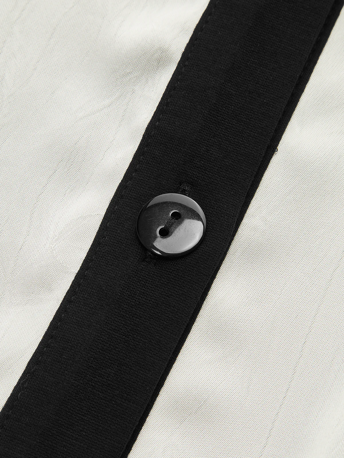 Color-Block Button-Front Blouse - Wholesalesil