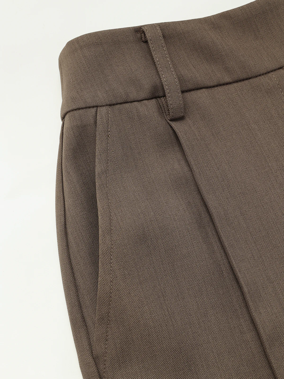 High-Waist Pleated Wide-Leg Pants - Wholesalesil